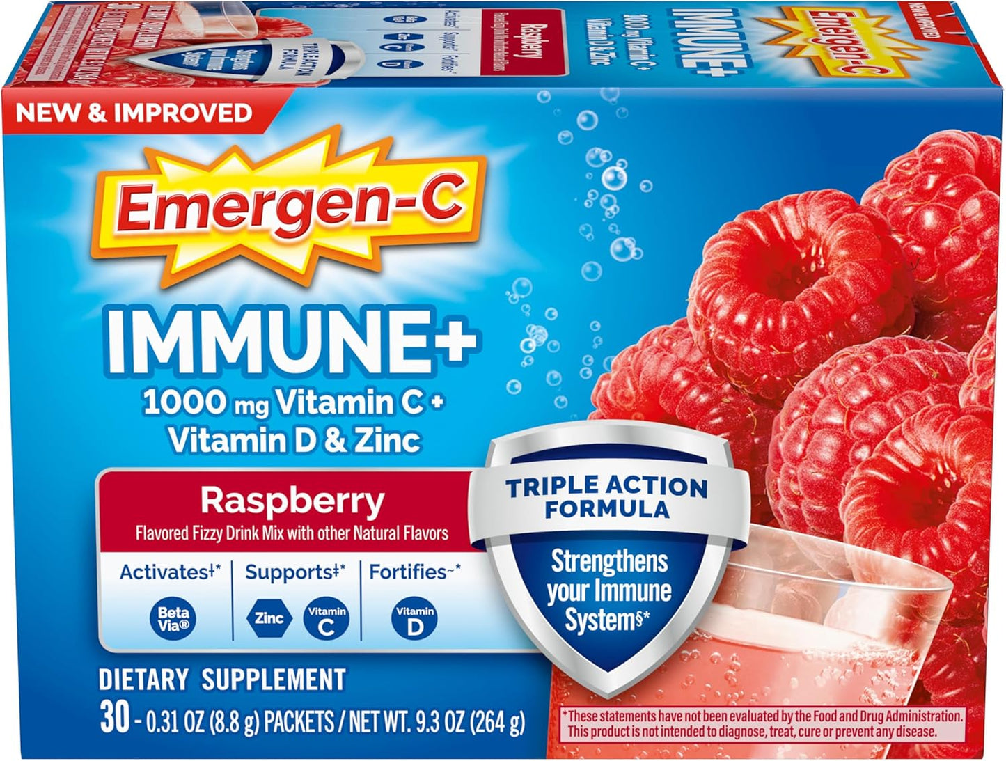 EMERGEN-C IMMUNE+TRIPLE ACTION IMMUNE SUPPORT